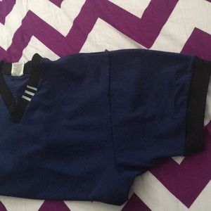 Adidas V Neck Activewear Shirt